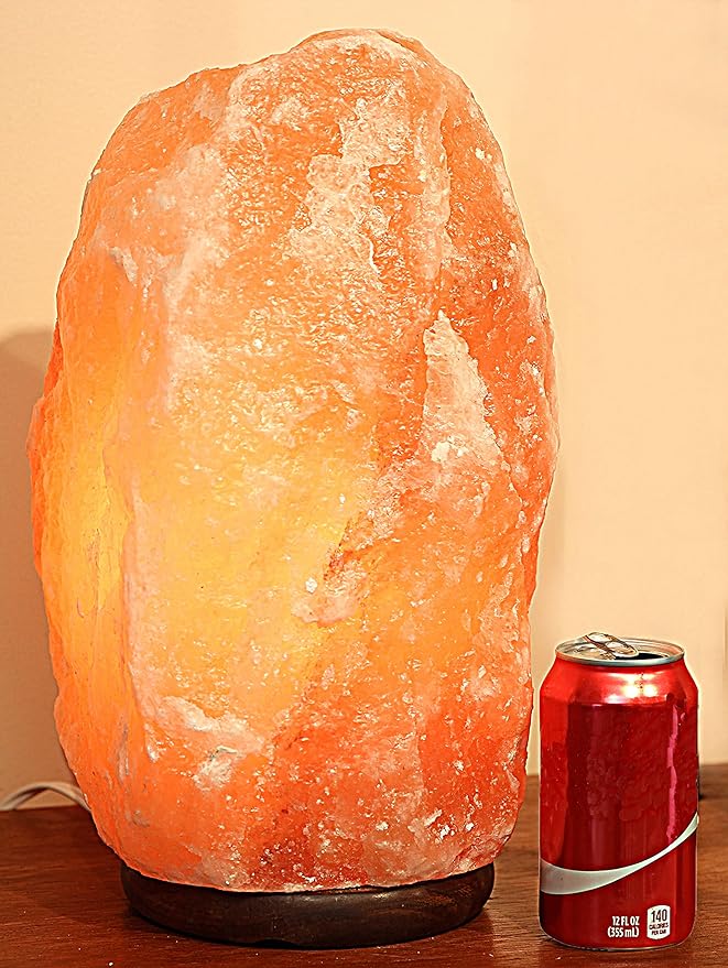Giant Natural Himalayan Crystal Rock Salt Lamp 35~45 lbs