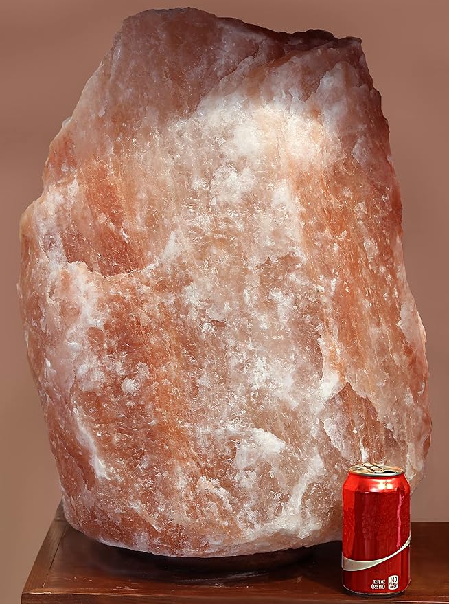 Giant Natural Himalayan Crystal Rock Salt Lamp 190~205 lbs