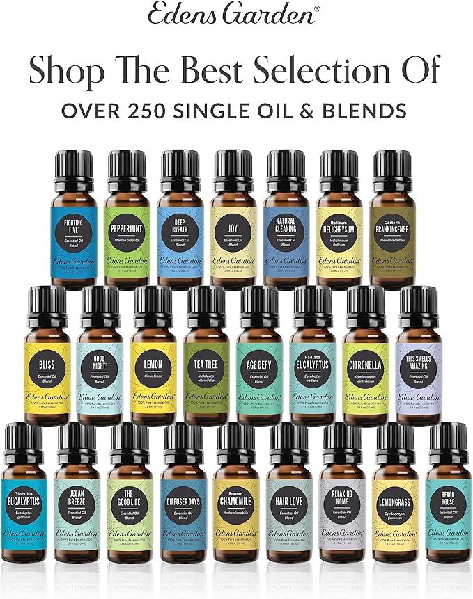 Edens Garden Calming The Mind Essential Oil Blend, 100% Pure & Natural Best Recipe Therapeutic Aromatherapy Blends- Diffuse or Topical Use 10 ml